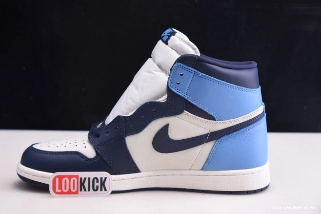 Rep LUCY Obsidian 555088-140 1 Air High Jordan Retro OG 0823